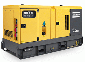 ТО-1 (ТО-500) ДГУ Atlas copco QAS 60 FLX (годовое) дизельного генератора Atlas copco QAS 60 FLX